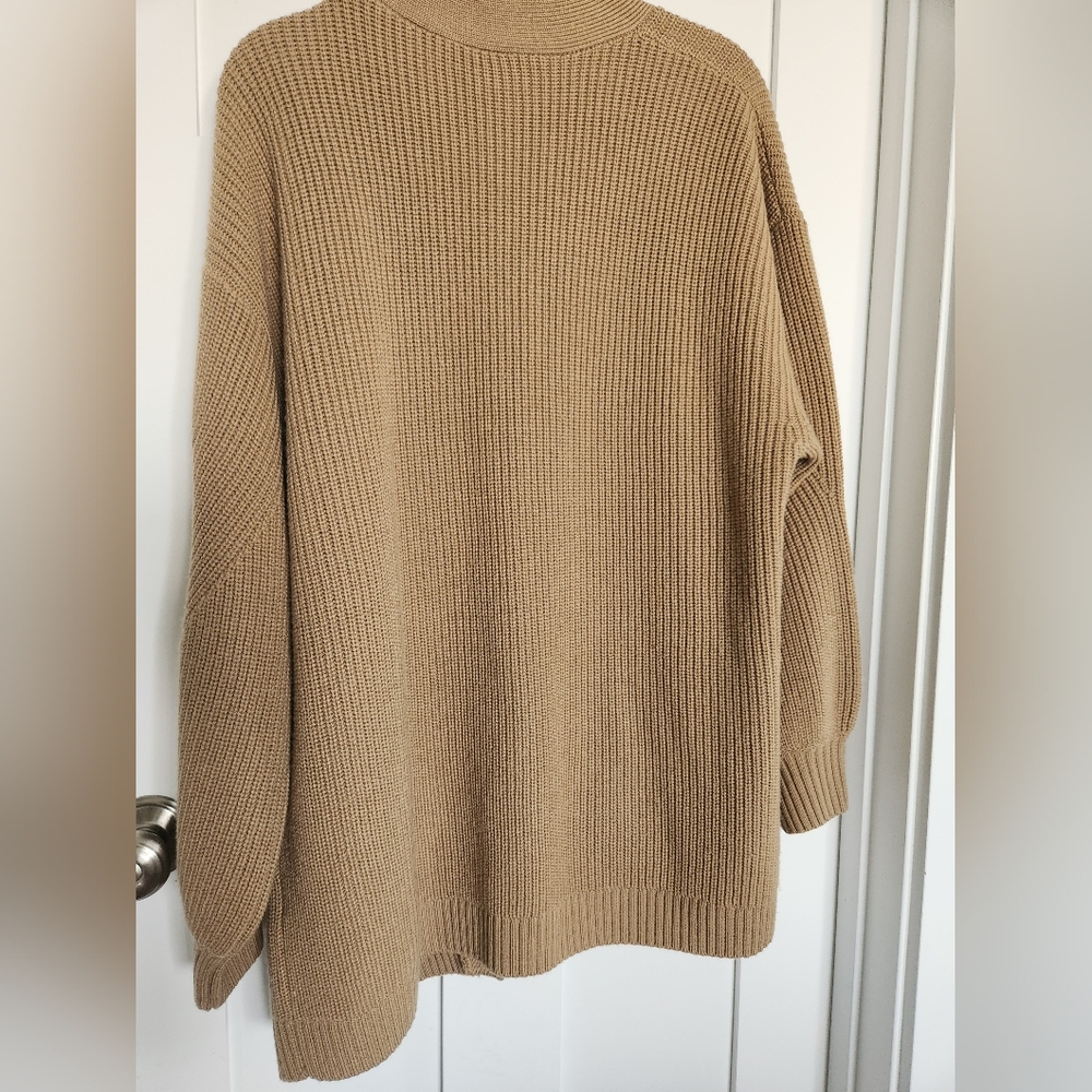 Aritzia Wilfred Free Unwind Cardigan Saville merino wool knit open front - Picture 3 of 6